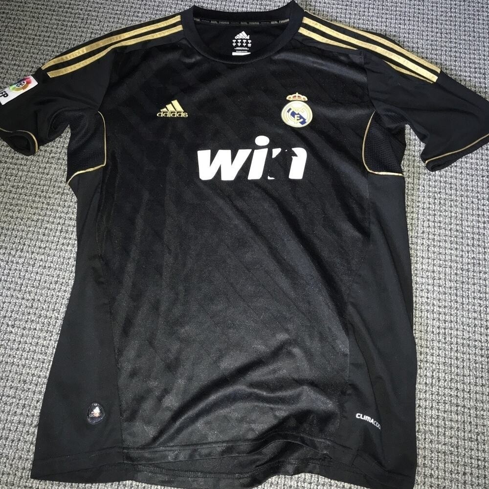 Real Madrid #7 Black Medium Adidas ClimaCool Ronaldo #7 Jersey